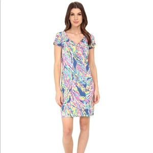 Lilly Pulitzer T-shirt button up dress